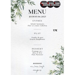 Repas concours Vétérans du...